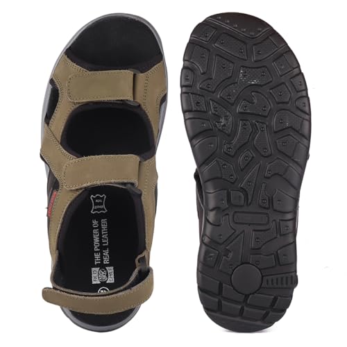 Image of Red Chief Leather Sandals for Men