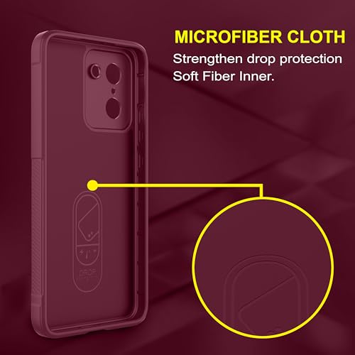 Image of Zapcase Back Case Cover for OnePlus Nord CE 5 | Compatible for OnePlus Nord CE 5 Back Cover | Liquid Silicon Magic Case with Camera Protection | Plum