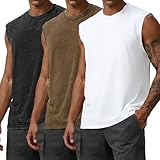 MAPICK Workout Tank Tops for Men Sleeveless Muscle Shirts Athletic Gym Tanks for Running & Sports Lightweight