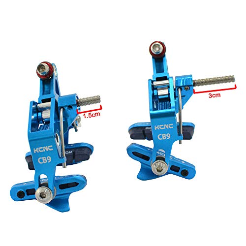 KCNC CB9 Road Caliper Brake Set (Front and Rear) Designed for Road Bike Wide Wheel Rim Blue, SK2145 - Image 3