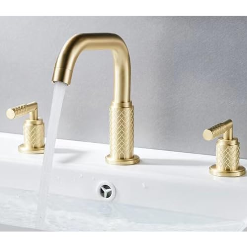 Robinet mitigeur de lavabo laiton durable sans éclaboussures - 5