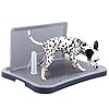 Pee Pad Holder,Indoor Dog Potty Pad,Puppy Potty Training Tray,for Small and Medium-Sized Dogs,20″*15″, with Pee Wall, Non-Skid Feet(Navy Blue)