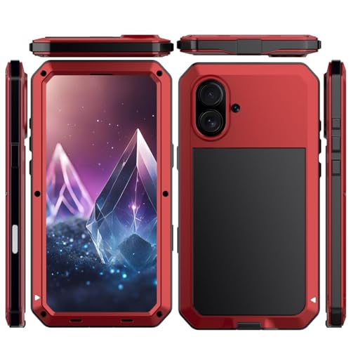 Coque iPhone 16 Gorilla rouge robuste et résistante