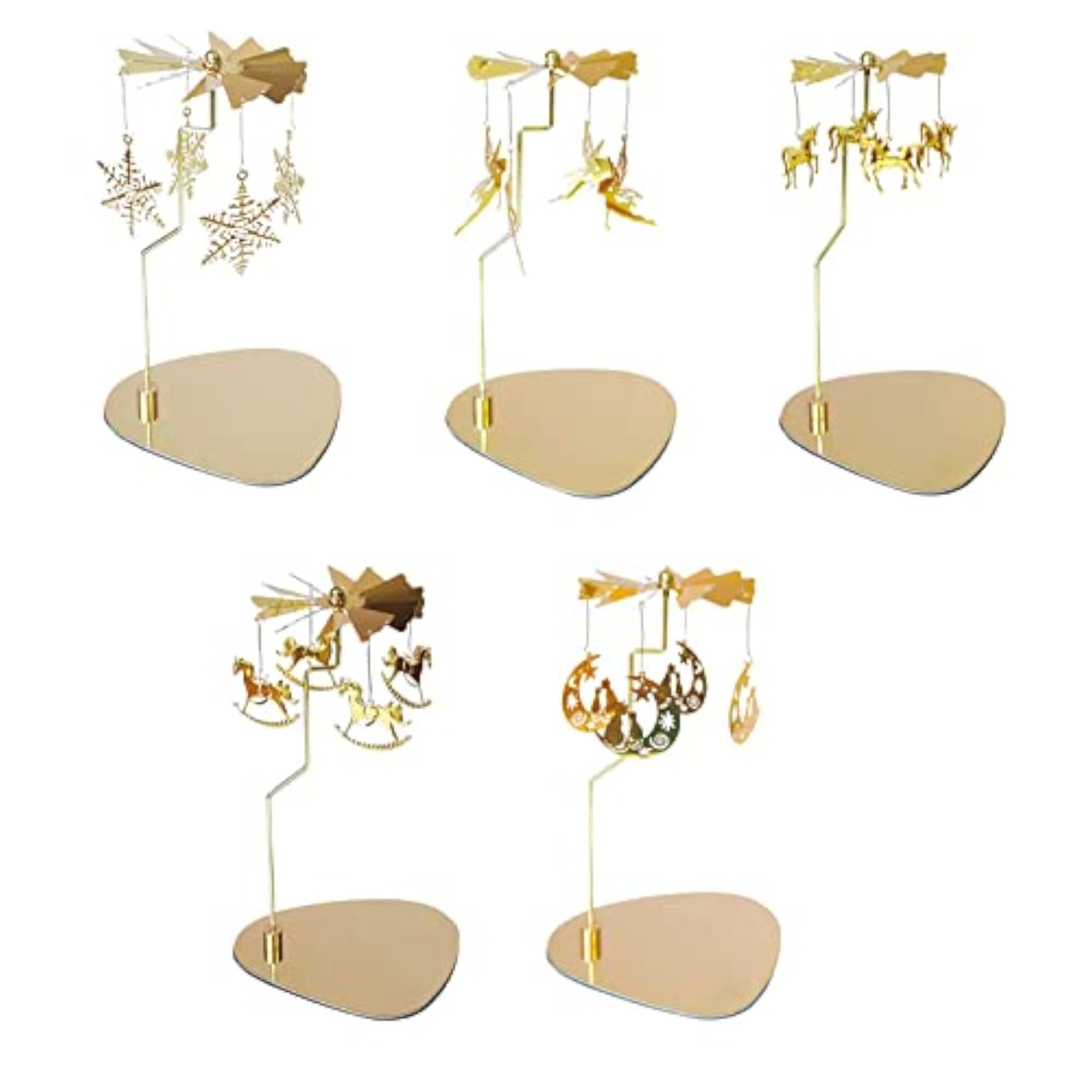 Aureate Rotating Candle Holder for Wedding Decor