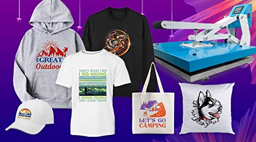 Povokici Heat Press Machine 20" X 16" T-Shirt Sublimation Transfer Printing Auto Open Horizontal Version Heat Transfer Machine 110V Us Stock #TOP2