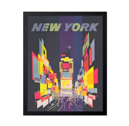 Monem Art New York Travel Poster - 1960 Vintage Fly