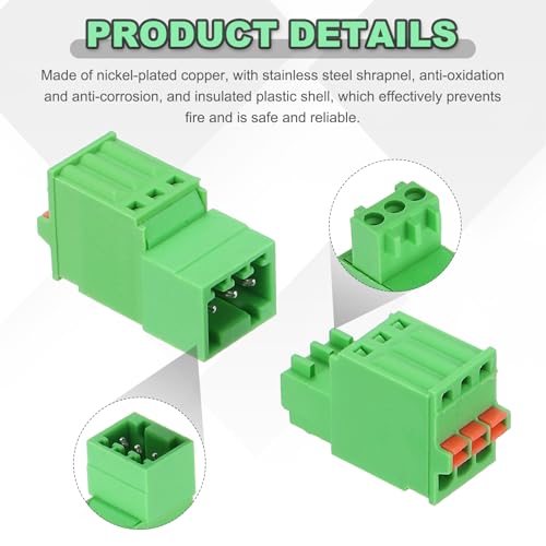 Conectores PCB de resorte MECCANIXITY de 3 pines para cableado rápido de equipos 4