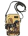 Chala Handbags Safari Horse Cellphone Crossbody Handbag - Convertible Strap Horse Lover