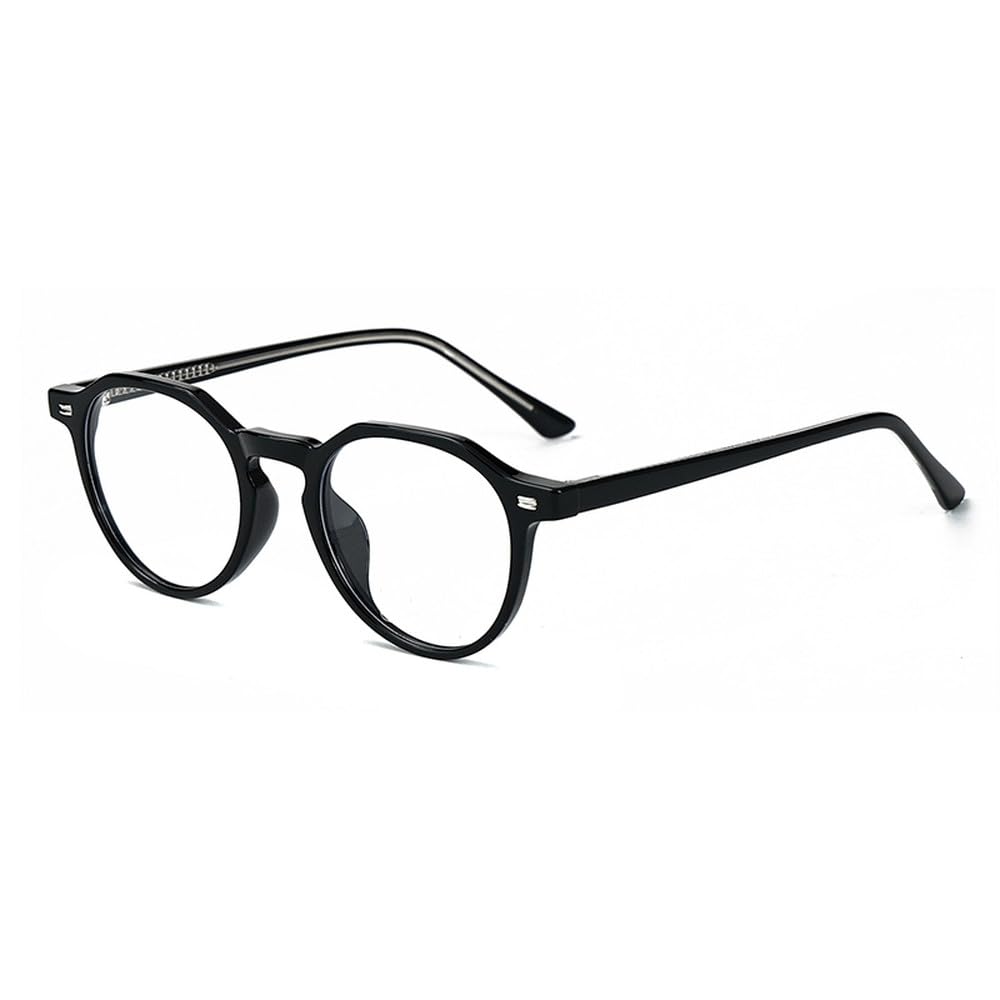 nity retro okulary oprawki dla mężczyzn przezroczyste soczewki unisex okrągłe okulary damskie octan panterka zielony