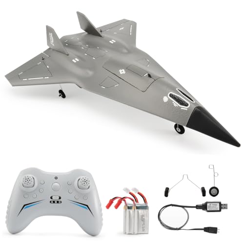jaming SR72 RC Plane Concealed Culvert Remote Control Airplane 2.4G 4CH FX9672 Future Fighter Jet Dual Powerful Motors RTF RC Drone Aircraft Toys for Adults Kids Beginners Boys