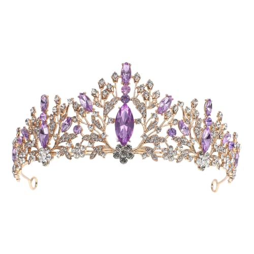 Couronne mariage dorée anti-glisse pour sécuriser la coiffure de mariée tout le jour