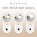 Day Moon™ Gold Toilet Paper Holder - Brushed Gold Toilet Paper Holder Wall Mount - Modern Toilet Paper Roll Holder - Gold Bathroom Toilet Paper Holder