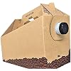 Decony 160 Oz. Disposable Coffee Carriers With Handle - Paper Server for Beverage on the Move - Insulated Pop, Fill & Go Take Out Container - 5 Boxes