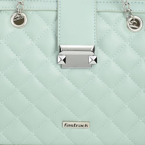 Image of Fastrack Quilted Satchel for Women, Ladies and Girls | Stylish and Trendy Satchel Handbag for Girls, Ladies and Women | Made Up of Premium Semi-PU Material