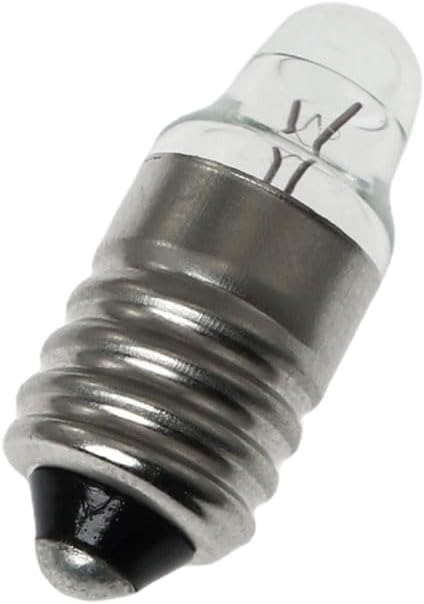 10PCS 2.2V 0.25A Mini E10 Screw Base Light Bulbs for Flashlights, Home Experiments, Circuit and Electrical Test Accessories