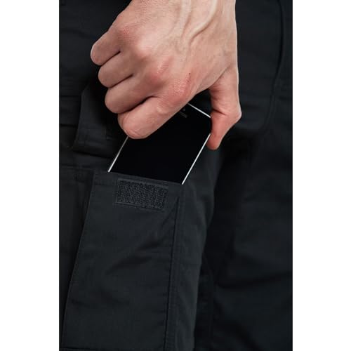 Image of Portwest T802 KX3 Ripstop Stretch Work Pants Black | Black, 48 Waist, Ripstop, Stretch Fabric, Multi Pocket, Durable, Work Pants