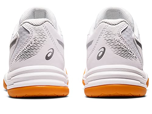 ASICS ASICS Women's Upcourt 5 Volleyball Shoes, 8, White/Pure Silver