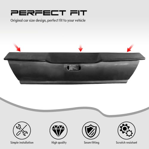 Magicdrift SP-CHSL99MDA3P_MT Truck Tailgate Spoiler, Compatible With 1999-2006 Chevrolet Silverado, Mda Style Flexible Polyurethane(Pu) Rear Boot Deck Lid Cap Cover Tail Wing thumb #2