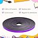 AmazingSpark Magnetic Tape Roll Thin Strips, 0.39 Inch x 66 Feet Magnetic Board Dividers Whiteboard Graphic Decorative Tape Marking Line for Classroom Office Art Accessories(Purple)