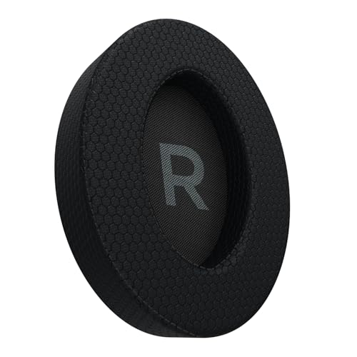 Image of EvoFox Hyperion Fabric Ear Pads (Black) | Replacement Cushions for Hyperion Series Gaming Headsets | Breathable Fabric, Noise Isolation, Comfortable for Long Gaming & Work