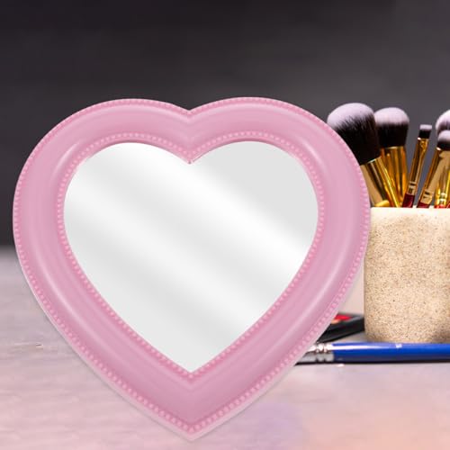 Espejo Cosmético de Mesa Corazón ibasenice Juego 2 pzas miniatura 5