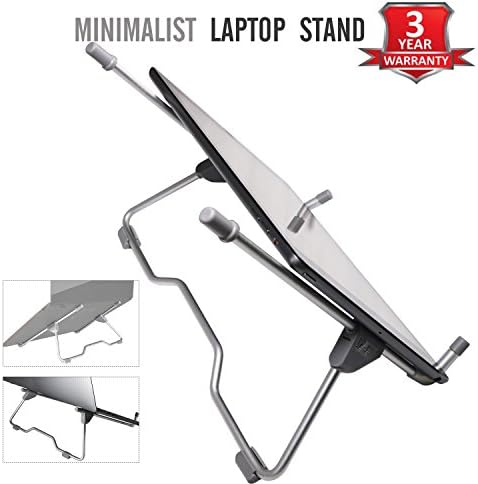 Minimal Design Laptop Stand Desktop Stand for Laptop,Light Weight Portable and Adjustable Stand for 10"-17" laptops, Mac and PC