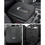 INTGET Center Console Armrest Cover for 2026 Chevy Silverado & GMC Sierra 2019 2020 2021 2022 2023 2024 2025, Center Console Lid, Arm Rest Box Protector (Black Stitches, Jump Seat 2019-2025) - Image 6