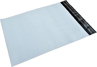 HouseLabels 10x13 Inch (Size #3) 100 Pcs Strong Poly Mailers Shipping Envelopes with Thick Self-sealing Adhesive, Waterproof and Tear Proof Multipurpose Envelopes, Keeps Items Safe & Protected