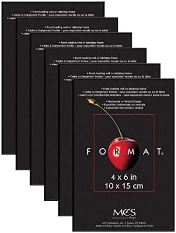 MCSIndustries 4 by 6-Inch Format Frames, 6-Pack