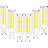 Bombilla LED G9 de alto brillo de 900Lm, no regulable, mucho más brillante que la bombilla halógena de 60W, pero el consumo de energía es de solo 10W.