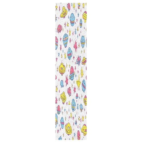 CEBUGI Spaceship Skateboard Grip Tape 44x10in Waterproof Tear-Proof Longboard Grip Tape Bubble Free Non-Slip Scooter Grip Tape for Girls Boys
