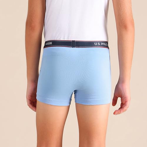 Image of U.S. Polo ASSN. Boy's Cotton Casual Style Trunks (Pack of 2)