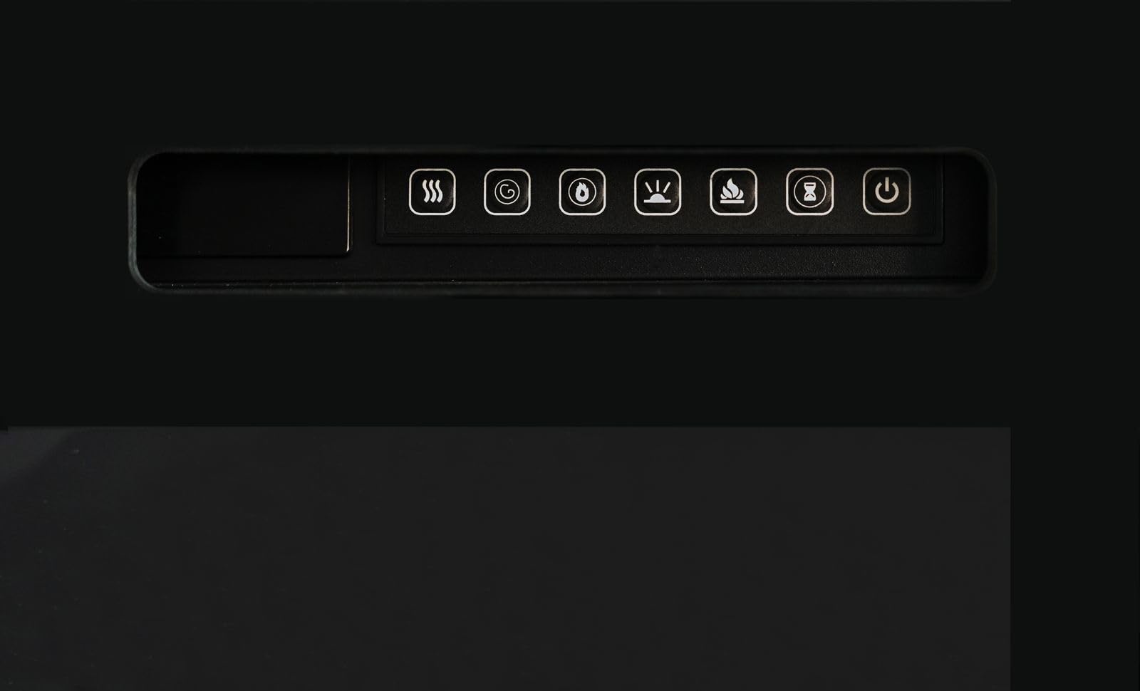 Camino Elettrico Weka Fireplace E42 Wi-Fi - da Parete e da Incasso - Potenza 750 W/1500 W, 13 Colori di Retroilluminazione, Effetti Fiamma Regolabili, Protezione contro il Surriscaldamento (107 cm)