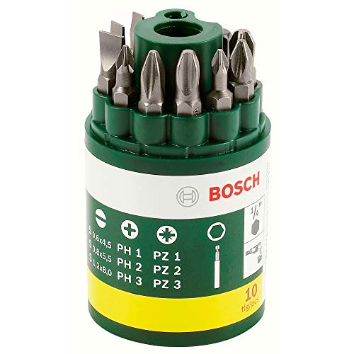 Bosch 2607019454 Screwdriver Bit Set 10 Pcs Bosch 2607019454 Screwdriver Bit Set 10 Pcs