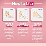 WooWoo Tame It! Natural Intimate Hair Removal Cream - Painless Vegan Hair Remover For Sensitive Skin - Depilatory For Genitals, Bikini, Legs & Bum - Women In-Shower Cream With Aloe Vera - 100ml - Image 4
