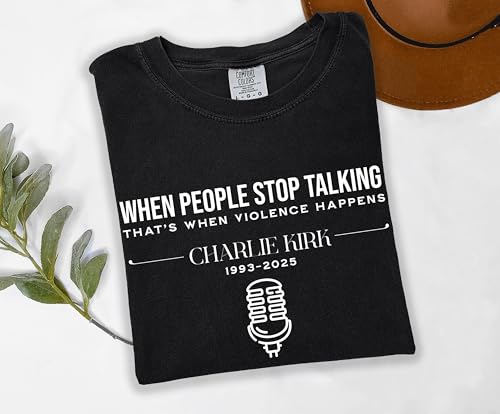 Charlie Kirk Shirt Inspirational Tee Motivational Support Multicolor3