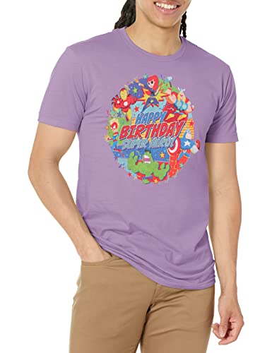 T-shirt Marvel fille habit confortable pour fête super-héros pourpre Small