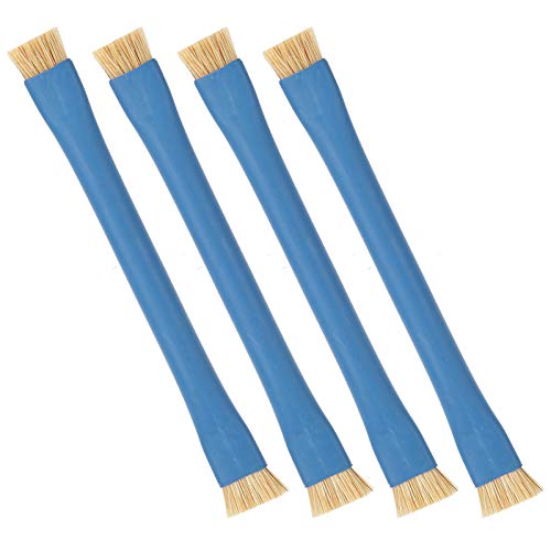 4Pcs Antistatic Brush For Mobile Phone Cleaning Mainboard Circuit Ic Cleaning Double Heads Mobile Phone Repairing Soldering Cleaning Tool Insulating Hard Brush(Blue) #TOP7