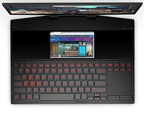 Image of HP Omen X 2S Intel Core i7 9th Gen 15.6 inches Dual Screen Full HD, LED Gaming Laptop (16GB /1TB SSD /Windows 10 /8GB NVIDIA RTX 2080 Graphics /Shadow Black, 2.34 kg) 15-dg0018TX