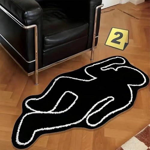 Tapis d'Halloween lavable pour éliminer les glissades dans la douche - 6