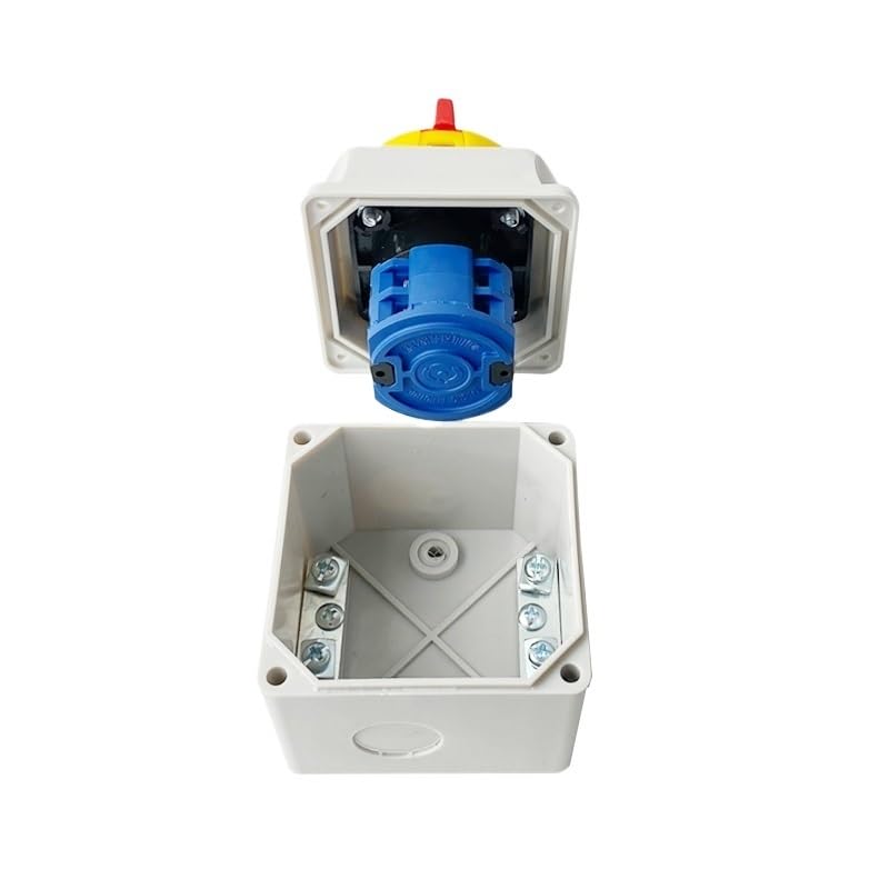 Universal Transfer Switch LW26GS-20/2M Power Cut-Off 690V Main Control Load Circuit Breaker with Box 4P Waterproof IP65