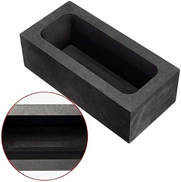 55x37x20mm Graphite Crucible Casting Ingot Bar Molds Tools Melting Ingot Mold for Gold Silver Metal