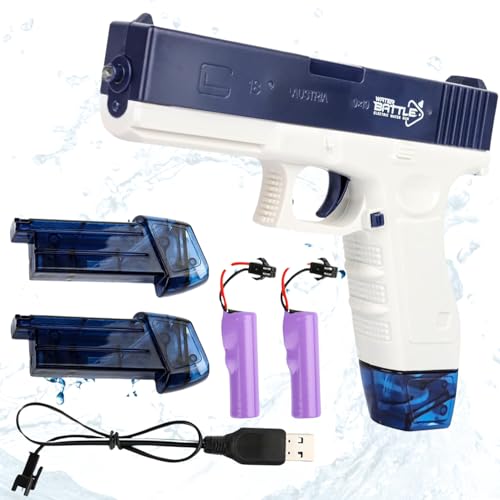 Image of Storio Rechargeable Electric Battery Operated Holi Pichkari Water Gun Toy for Kids| Desert Burst with Refill Cartridge| Upto 30Ft Shooting Range| High Pressure Mechanism,Water Gun Toy for Holi