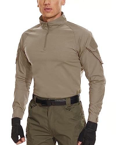 image for MAGCOMSEN Tactical Long Sleeve Combat Shirts for Men - Military, Army,