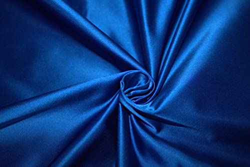 Soie bleu clair 48 momme satin lourd d'exception pour haute couture
