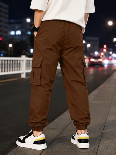 Image of TAGAS Boys Side Pocket Cargo Pant|| CargoPants|| Regular Slim Pant for Kids ||Relaxed Trouser ||Joggers Pant for Men ||Boy Loose Comfortable Cargos|