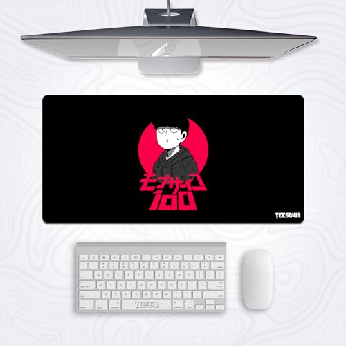 Image of Mob Psycho 100 Anime Desk Mat | Deskpad | Mouse Pad | Laptop Mat for Work from Home | Gaming Anime Mouse Pad | Computer Table Mat | Deskpad for Office Table
