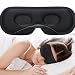 Umisleep Schlafmaske mit neuem Design für Frauen & Herren, Ultradünne 3D-Lichtblockende Augenmaske,Weiches Lycra-Material Schlafbrille, 360 ° ohne blinden Winkel zum vollständigen Blockieren von Licht