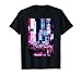 Streets of Tokyo Japan Night Scene with Lights - Vaporwave T-Shirt