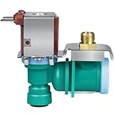 W10238100 WPW10238100 W10498992 Refrigerator Water Inlet Valve, Compatible with Whirlpool Kitchen-Aid Kenmore May-tag Ikea Refrigerator, Replacement for W11451511 AP6017532 IMV-8100 K-77473 S-86-QC N